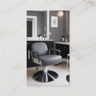 Salon Chair Elegance Business Card