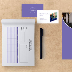 Salon Client Tracking Custom Notepad