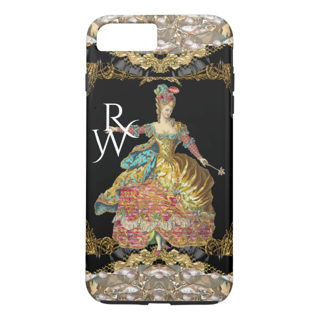 Salon de Liquid VII French Rococo Monogram Case-Mate iPhone Case (Back)