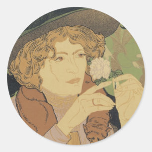 Salon des Cent Classic Round Sticker