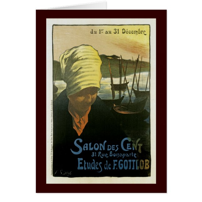 Salon Des Cent ~ Etudes de F. Gottlob (Front)