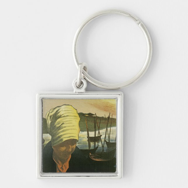 Salon Des Cent ~ Etudes de F. Gottlob Key Ring (Front)