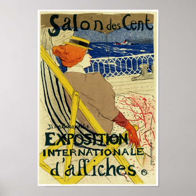 Salon des Cent ~ Exposition Internationale Poster (Front)