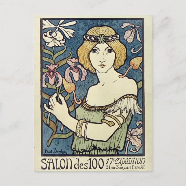 Salon Des Cent Postcard (Front)