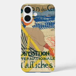 Salon des Cents by Toulouse Lautrec, Art Nouveau iPhone 16 Case