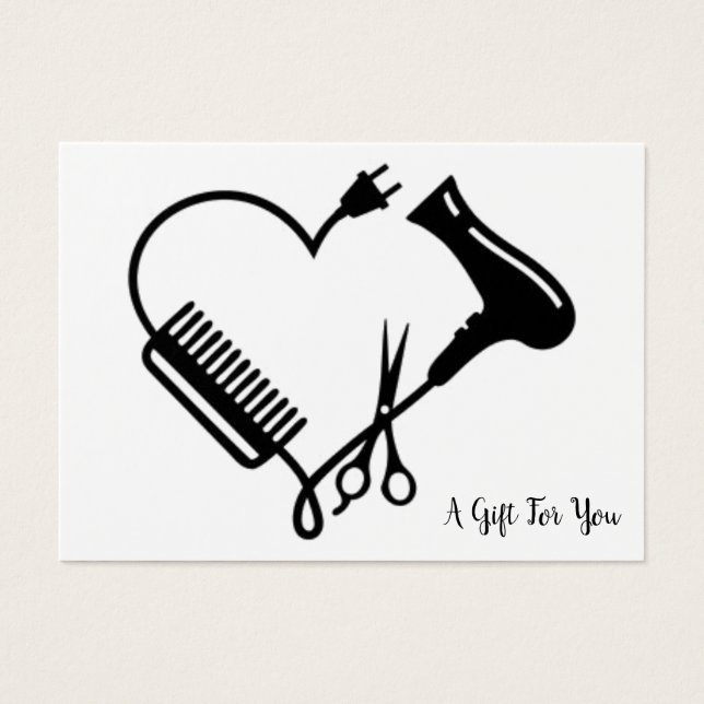 salon gift certificate (Front)