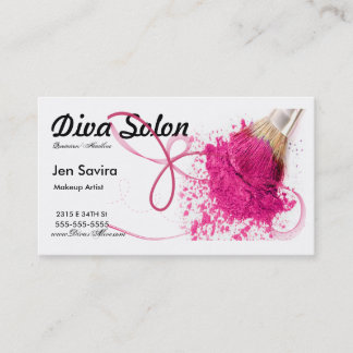 Salon/ Makeup Artist Business Card