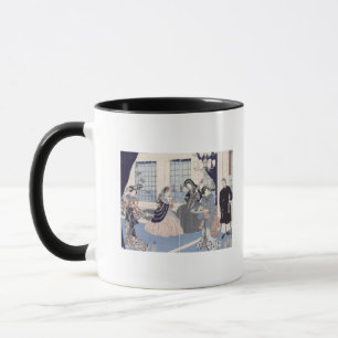 Salon of a house of foreign merchants at mug