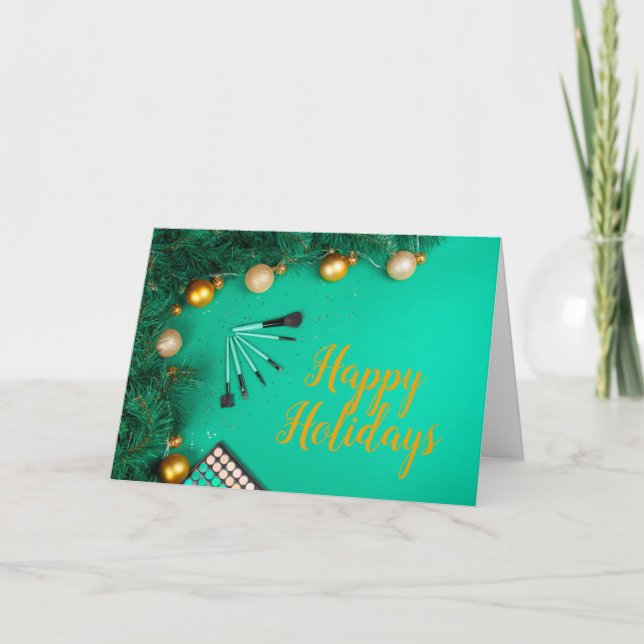 Salon or spa Christmas/Holiday  Holiday Card (Front)