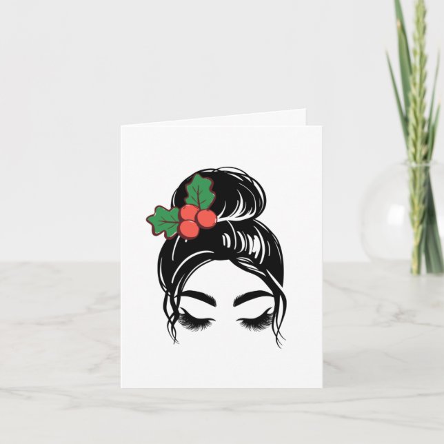 Salon or spa Christmas or Holiday Card (Front)