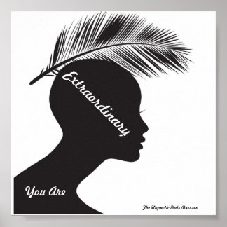 Salon Poster Priming Words Hypnotic Hair Dresser