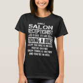 Salon Receptionist T-Shirt (Front)