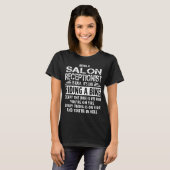 Salon Receptionist T-Shirt (Front Full)