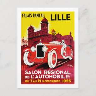 Salon Regional De L'Automobile ~ Lille Postcard