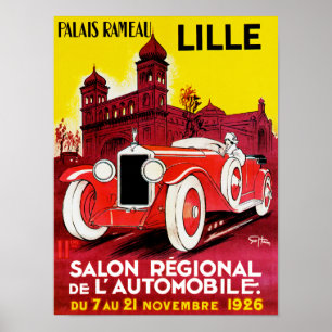 Salon Regional De L'Automobile ~ Lille Poster