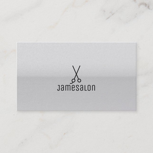 Salon Scissors Business Card (Front)