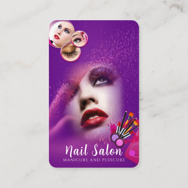 Salon Services Business Card (Back)