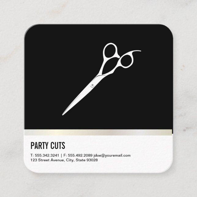Salon Shears (Appointment Card) Appointment Card (Front)