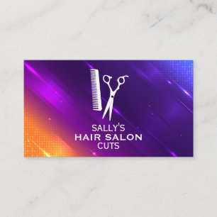 Salon Tools   Modern Stylish Business Card
