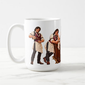 Saloon Life Bartender — Wild West Character Coffee Mug