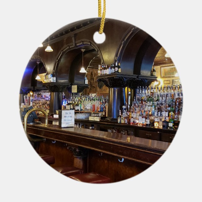 Saloon No 10 in Deadwood, South Dakota Ceramic Ornament (Front)