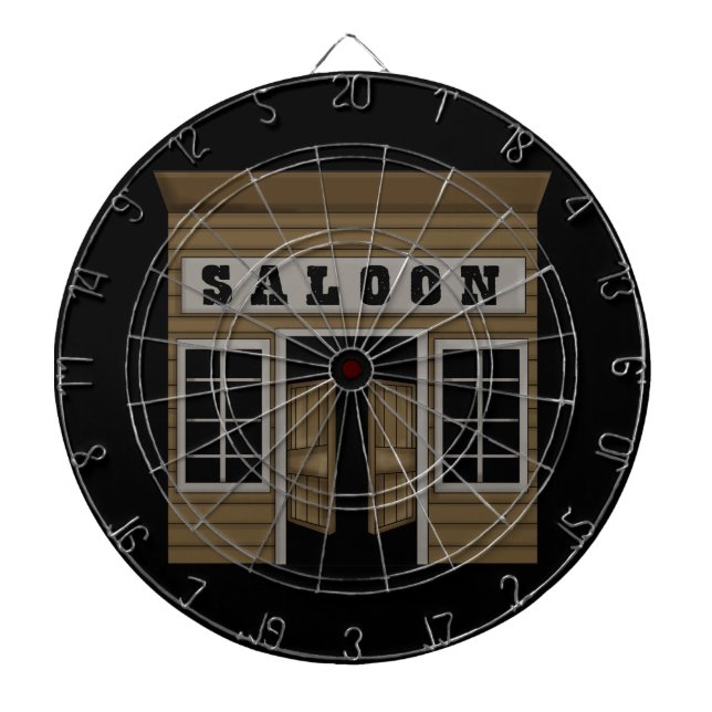 Saloon- Western Dartboard (Front)