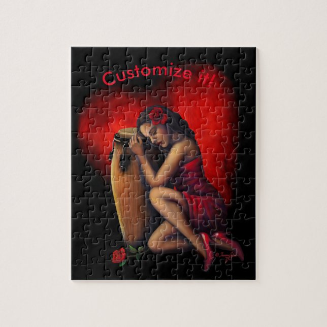 Salsa Caliente Jigsaw Puzzle (Vertical)