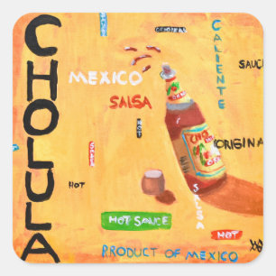 Salsa Caliente Square Sticker