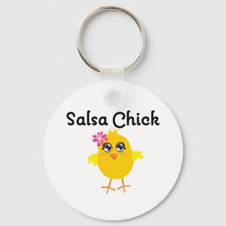 Salsa Chick Key Ring