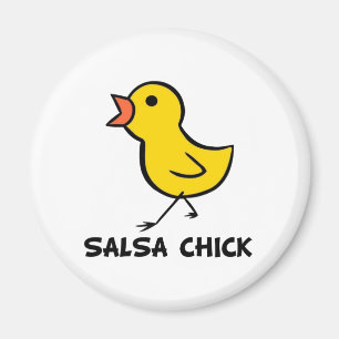 Salsa Chick Magnet
