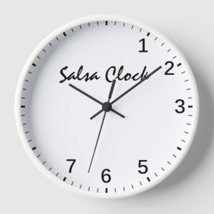 Salsa Clock - Funny Salsa Dancing Time Dance Humou