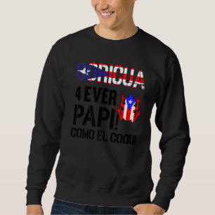 Salsa Coqui Puerto Rico Boricua Puerto Rican Pr Fo Sweatshirt