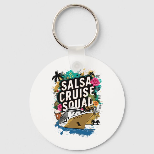 Salsa Cruise 2025  Key Ring (Front)