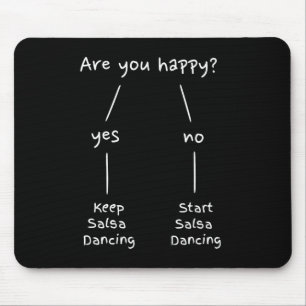 Salsa Dance Are You Happy Dancing Latin Dancer Sal Mouse Pad