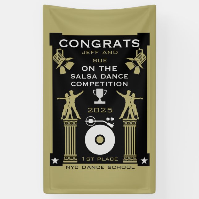 Salsa Dance Competition Winners Banner (Vertical)