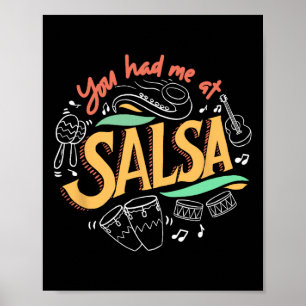 Salsa Dance Love Salsa Dance Dancer Gifts Dancing  Poster