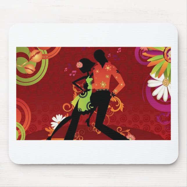 Salsa dance mouse pad (Front)