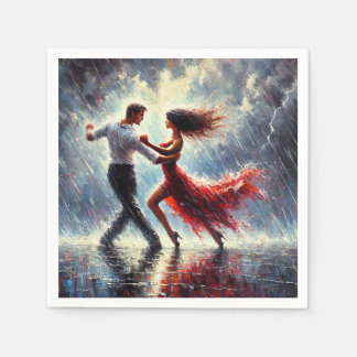 Salsa dance napkin