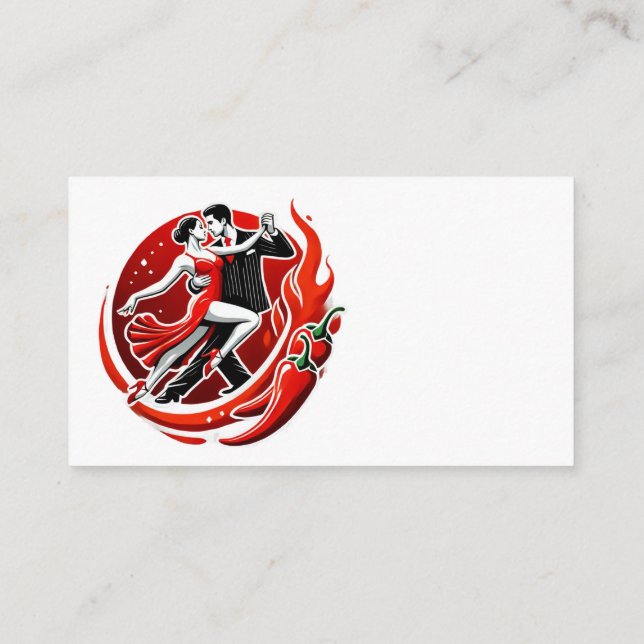 Salsa Dance party - Dance school  Enclosure Card (Back)