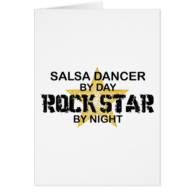 Salsa Dancer Rock Star by Night (Front)