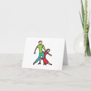 Salsa Dancing Card