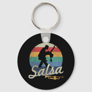 Salsa Dancing Latin Salsero  Key Ring