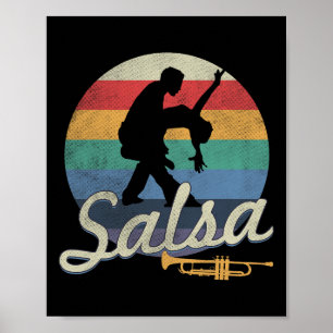 Salsa Dancing Latin Salsero Poster