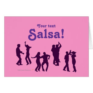 Salsa Dancing Poses Silhouettes Custom
