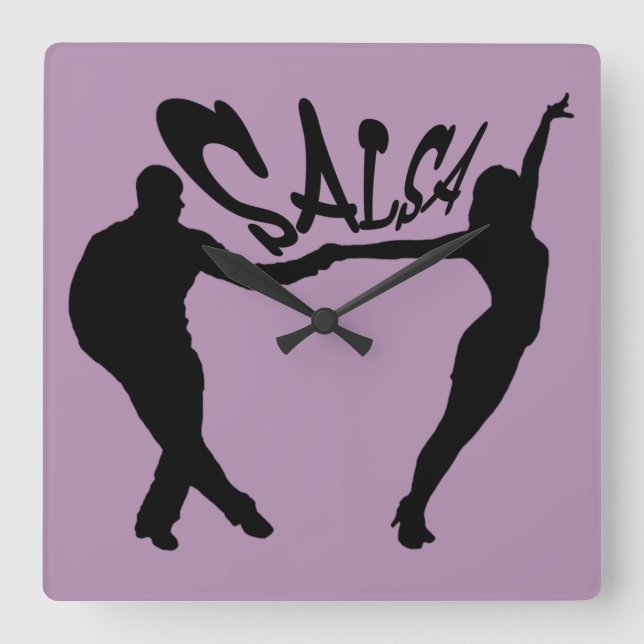 SALSA DANCING SALSERO AND SALSERA clock (Front)