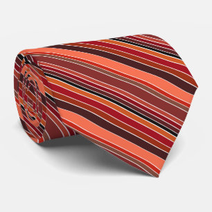 Salsa Guajillo Chile Many Shades of Red Stripes Tie