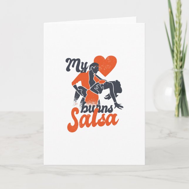 Salsa heart card (Front)