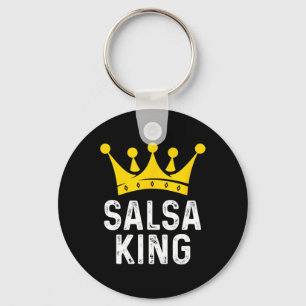 Salsa King - Salsa Dancer Dancing Gift For Ballroo Key Ring