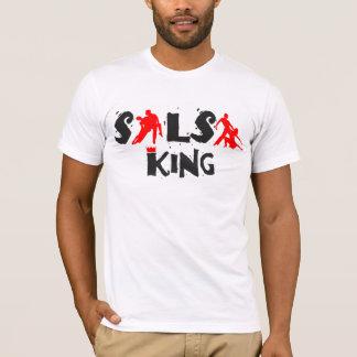 SALSA KING T-shirt - For salsa dance lovers