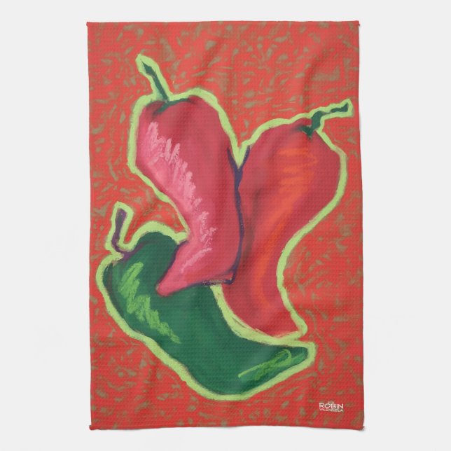 "Salsa" Kitchen Towel (Vertical)